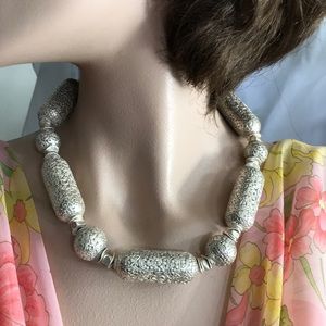 Stunning Sterling Silver Beads Necklace